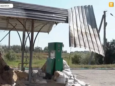 Дрон атакував заправку у Скадовську: є поранений водій