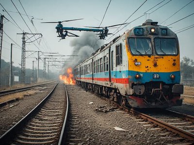 Дрони атакували Крим: вибухи на авіабазах і пошкодження поїзда
