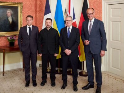 Зеленський повторив заклик щодо поповнення запасів української ППО під час зустрічі з «E3»