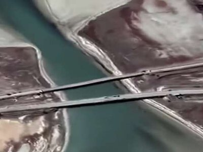 Українські БПЛА вдруге останнім часом атакували Чонгарський міст