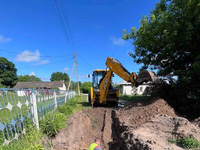 Розпочато роботи з ліквідації аварійного пориву та заміни труб водогону в селі Дубовичі