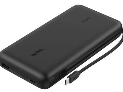 Belkin представила потужний повербанк UltraCharge Pro 25K, який може заряджати ноутбуки