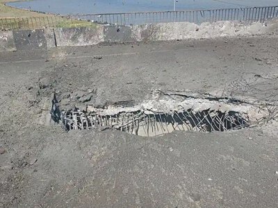 Сили оборони України повністю вивели з ладу Чонгарський міст