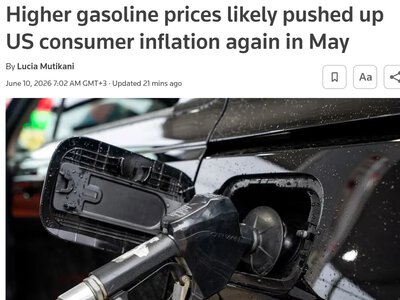 Ціни на бензин у США рекордно розігнали інфляцію — Reuters