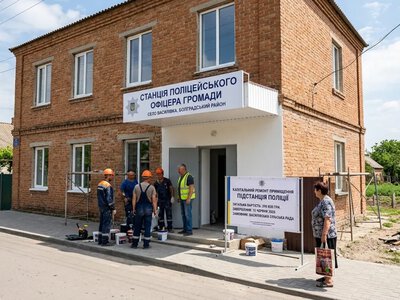 У селі Василівка Болградського района за 390 тисяч гривень облаштують станцію поліцейського офіцера громади