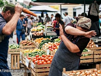 Морква, кулаки та переломи: на Центральному ринку Кривого Рогу продавці не поділили покупців