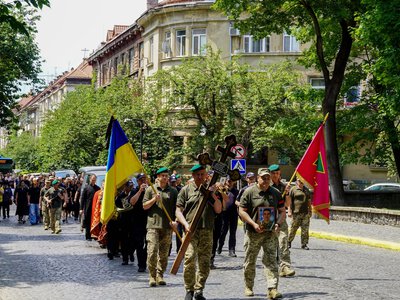 В Ужгороді попрощалися з полеглим прикордонником Ярославом Шляхтою