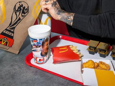 McDonald’s запускає футбольне меню FIFA World Cup 2026: чи з’являться у Києві склянки Бекхема і Роналдіньйо