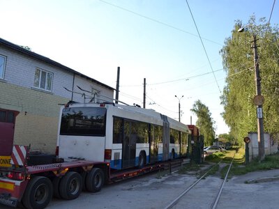 Бернський стандарт на наших дорогах: Житомир отримав ще дві багатомісні тролейбуси-«гармошки»