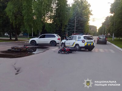 На Коростенщині у двох ДТП постраждали п’ятеро мотоциклістів, з них троє — неповнолітні