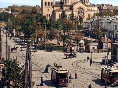 Штучний інтелект відтворив вигляд Житомира у 1906 році. ФОТО