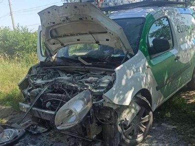 Безпілотник на оптоволокні атакував автомобіль інтернет-провайдера біля Краматорська