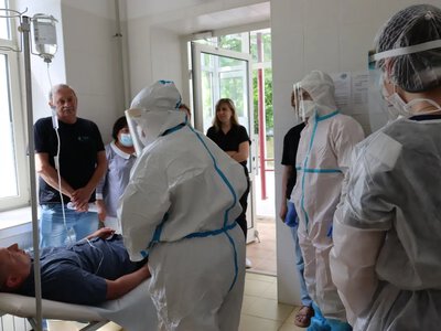 На Волині фахівці та медики вчилися ліквідовувати спалах холери