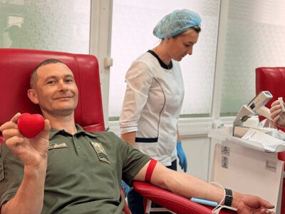 Прикордонники встановили рекорд України з донорства крові