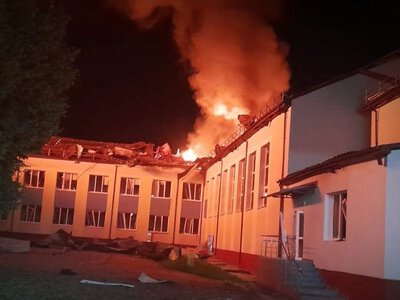 На Чернігівщині росіяни знову зруйнували школу, яку відновили після 2022-го