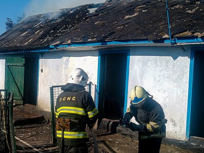Через коротке замикання горіли дві споруди на Вінниччині