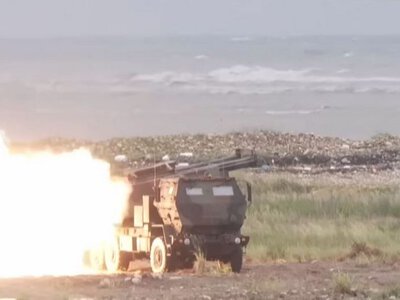 Навчання на Тайвані: ракети випустили у води біля берегів Китаю (ВІДЕО)