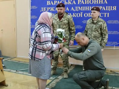 Рідним полеглих єгерів-довбушівців з Рівненщини передали «Комбатантські хрести»