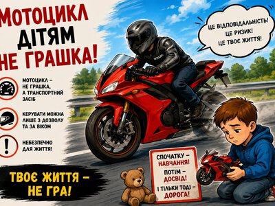 «Не гоночна траса»: в Обертинській громаді звернулися до мотоциклістів через шум і небезпечну їзду