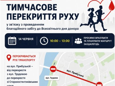 У Хмельницькому тимчасово перекриють рух транспорту на вулиці Прибузькій