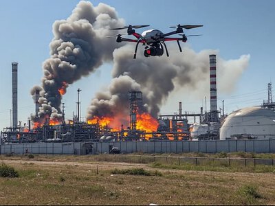 Дрони атакували «Нижньокамськнефтехім»: пожежа на ключовій установці Сибуру