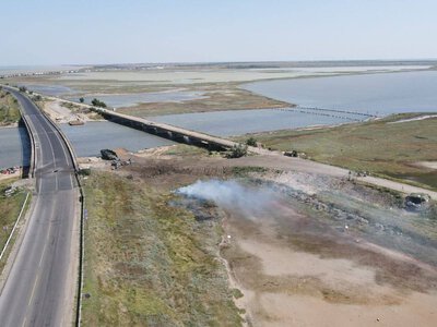 Рух через Чонгарський міст у Криму перекрито після нової атаки України