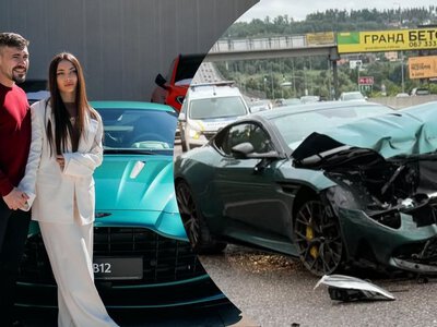 Відомий блогер потрапив у ДТП на спорткарі за 350 тисяч доларів: у салоні був його син