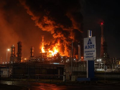 Атака дронів на Росію: у Тульській області загорівся завод Азот
