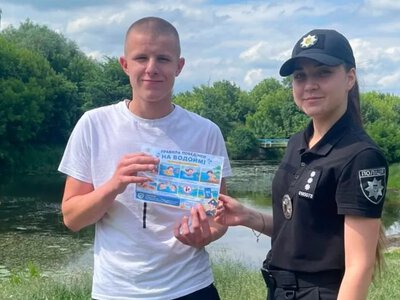 У Ковелі поліцейські нагадали дітям правила безпеки біля річки
