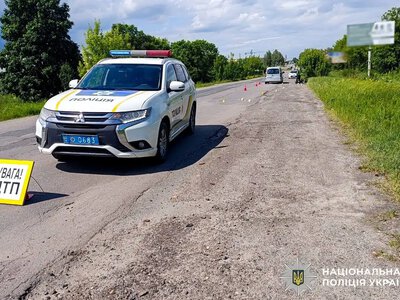 У Рівненському районі внаслідок ДТП травмувався велосипедист