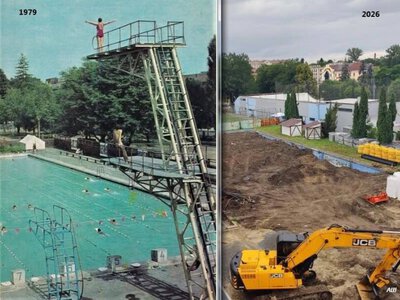 Депутати Чернівецької міської ради обурені руйнуванням басейну біля стадіону Буковина