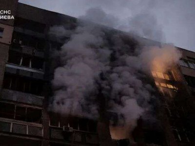 Вражеская атака на Киев: поврежден Успенский собор Киево-Печерской лавры, горит киностудия Довженко, 4 погибших, десятки пострадавших