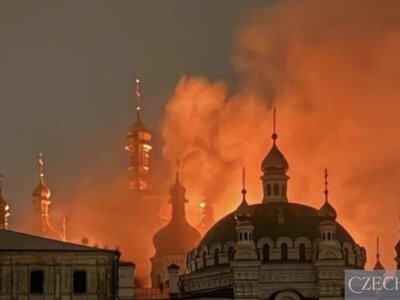Внаслідок російського обстрілу пошкоджено Києво-Печерську лавру та знеструмлено райони столиці