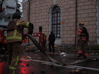 У столиці після обстрілу перекрита низка вулиць та змінено рух громадського транспорту