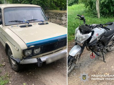 Чергова ДТП з підлітками: на Хмельниччині 13-річний мотоцикліст зіткнувся з автомобілем