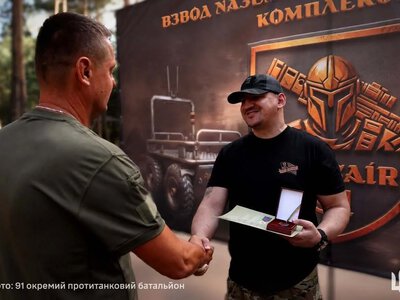 Військового з Кременчука нагородили медаллю «Воєнний хрест»
