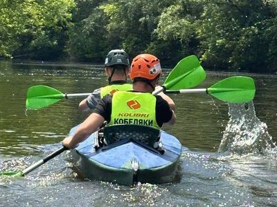 Бронза обласного чемпіонату: вихованці Кобеляцької СЮТ увійшли до трійки найкращих на змаганнях із водного туризму