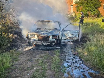 На Хустщині на дорозі згорів автомобіль — PMG.ua