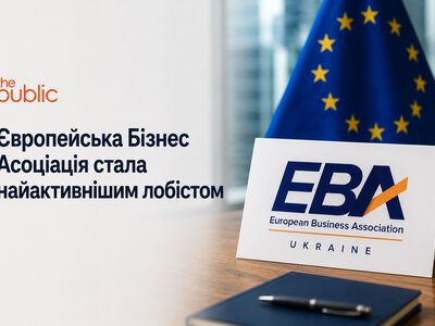 Європейська Бізнес Асоціація стала найактивнішим лобістом в Україні