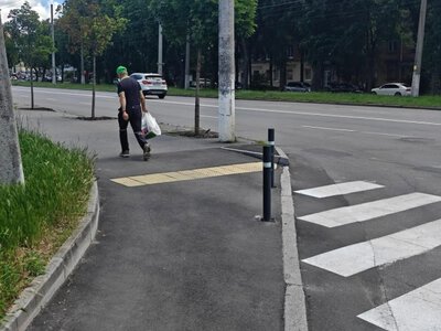 У Вінниці триває облаштування безбар’єрного простору на вулиці Данила Галицького
