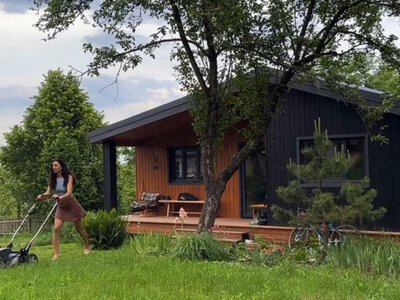 Українка показала будинок на 35 квадратів біля кордону з Польщею: як у ньому вмістилося все необхідне