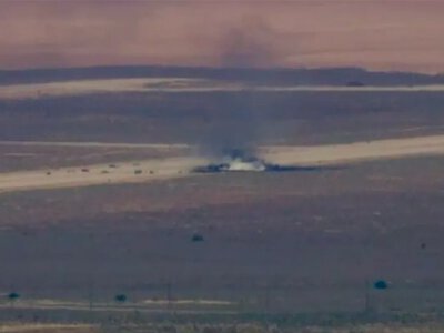 Стратегічний бомбардувальник В-52 ВПС США розбився незабаром після зльоту з авіабази Едвардс