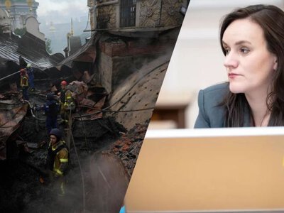  Удар по Києво-Печерській лаврі пошкодив 80% даху Успенського собору — Бережна 