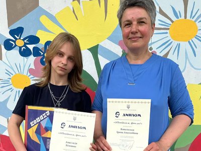 Учениця Млинівської художньої школи перемогла на всеукраїнському конкурсі творчості