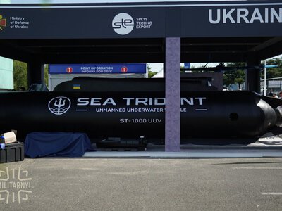 Україна представила новий підводний дрон SEA TRIDENT, який здатен уразити стратегічні цілі рф