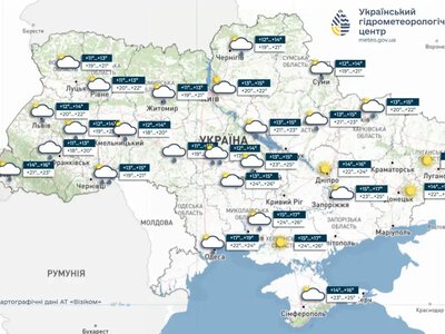 Погода на 17 червня 2026 р. в Україні: дощовий старт і теплий фінал тижня