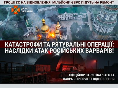 Мільйони євро від ЄС підуть на ремонт саркофага ЧАЕС та Лавру
