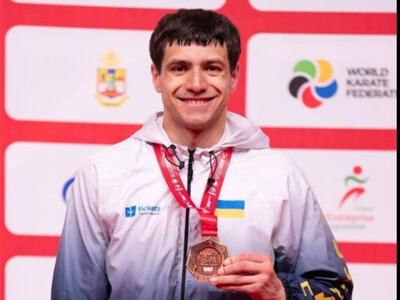Каратист з Чернівців Андрій Заплітний виборов бронзову нагороду на турнірі Прем’єр-Ліги