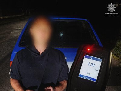 У Хмільницькому районі патрульні виявили нетверезого водія без права керування транспортними засобами.