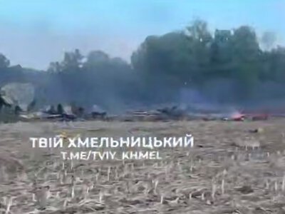 На Хмельниччині розбився військовий літак, — ЗМІ